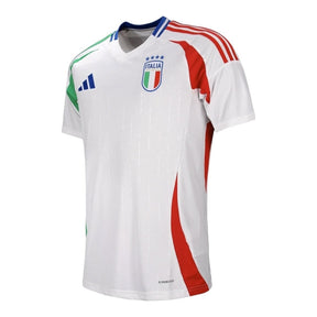 Camisa Seleção da Itália II 24/25 - Torcedor Adidas Feminina - Branca com detalhes em verde e vermelho e azul