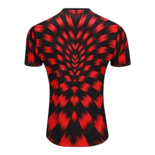 Camisa Flamengo Pré-jogo 25/26 - Torcedor Adidas Feminina - Vermelha e preta