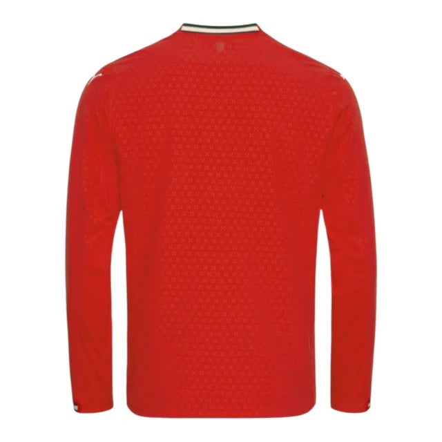 Camisa Seleção Portugal I 25/26 manga longa - Torcedor Puma Masculina - Vermelha