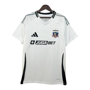 Camisa Colo Colo do Chile I 25/26 - Torcedor Adidas Masculina - Branca com detalhes em preto