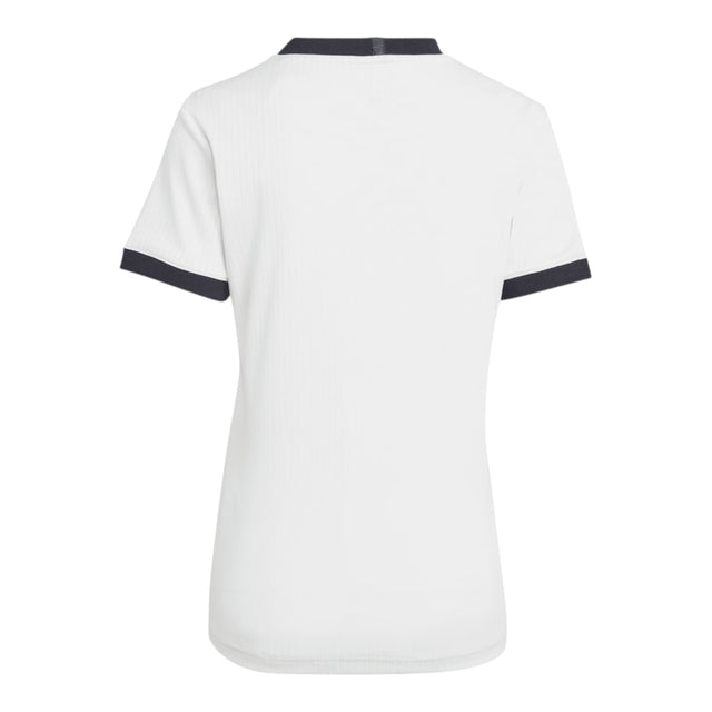 Camisa Seleção Alemanha Edição Aniversário 125 anos I 25/26 - Torcedor Adidas Feminina - Branca com detalhes em preto