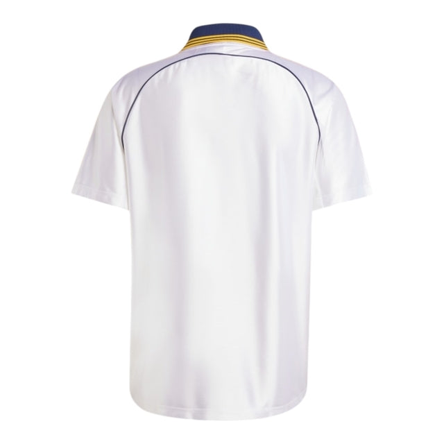 Camisa Retrô Real Madrid I 1999/00 - Masculina Adidas - Branca com detalhes em azul e amarelo