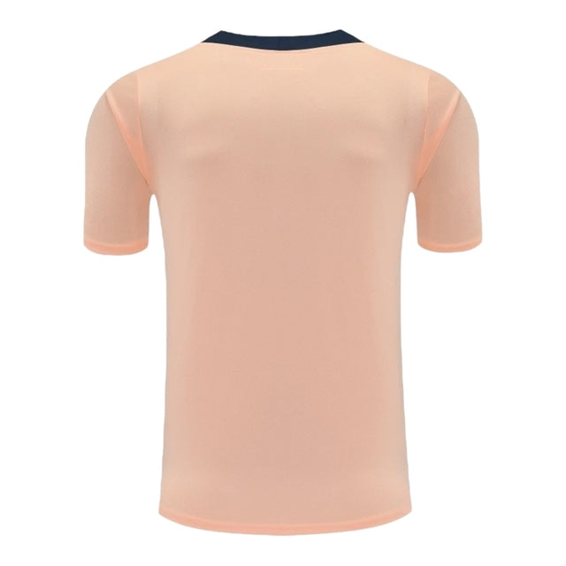 Camisa Chelsea Treino 25/26 - Torcedor Nike Masculina - Salmão com detalhes em azul