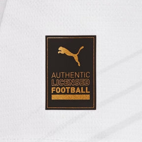 Camisa Red Bull Leipzig I 25/26 - Torcedor Puma Masculina - Branca com detalhes em vermelho