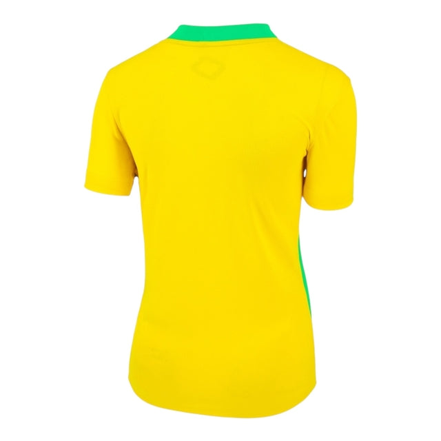 Camisa Seleção Brasileira I 25/26 - Torcedor Nike Feminina - Amarela com detalhes em verde