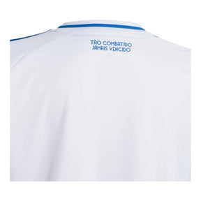 Camisa Cruzeiro II 25/26 - Torcedor Adidas Feminina - Branca e azul