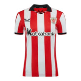Camisa Athletic Bilbao I 25/26 - Torcedor Castore Feminina - Branca e vermelha