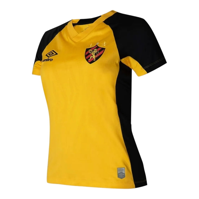 Camisa Sport Recife II 25/26 - Torcedor Umbro Feminina - Amarela e preta