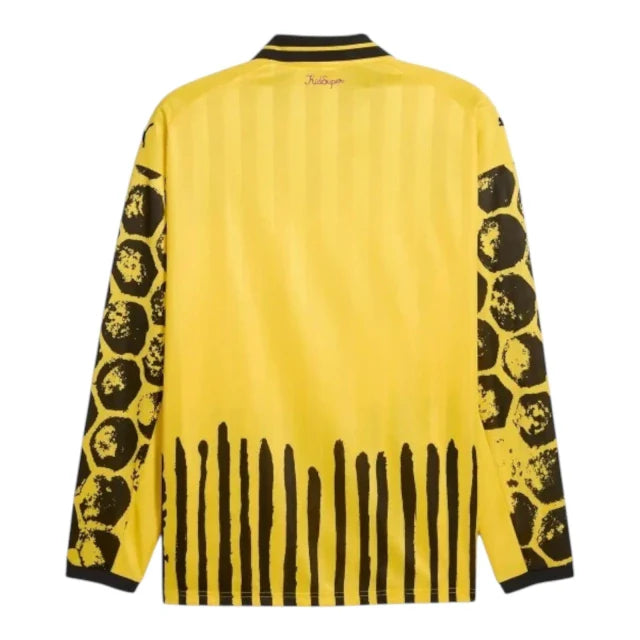 Camisa Borussia Dortmund Edição especial Mundial de Clubes 25/26 manga longa - Torcedor Puma Masculina - Amarela e preta