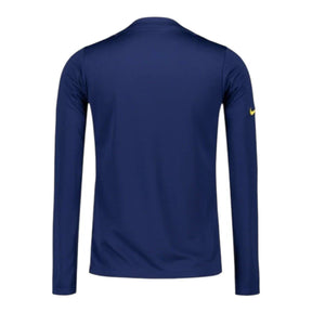 Camisa Atlético de Madrid Pré-jogo II 25/26 - Torcedor Nike Masculina - Azul e amarela