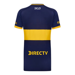 Camisa Boca Juniors I 25/26 - Torcedor Adidas Feminina - Azul com detalhes em amarelo