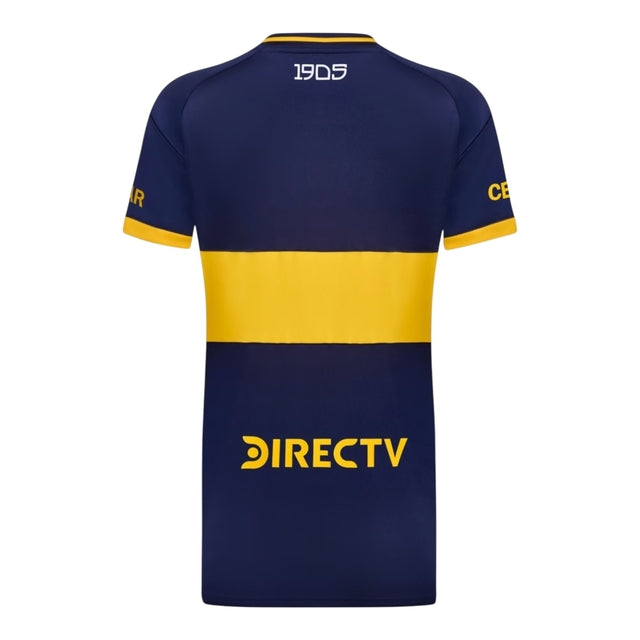 Camisa Boca Juniors I 25/26 - Torcedor Adidas Feminina - Azul com detalhes em amarelo
