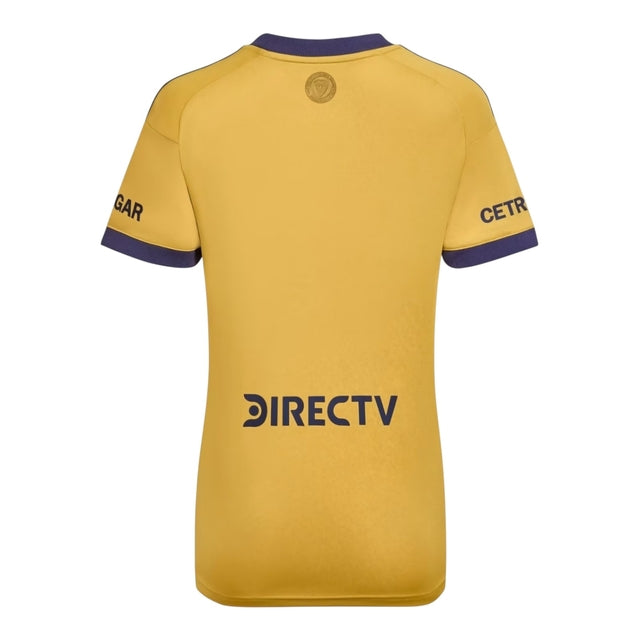 Camisa Boca Juniors II 25/26 - Torcedor Adidas Feminina - Amarela com detalhes em azul