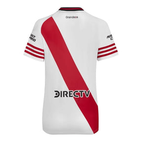 Camisa River Plate I 25/26 - Torcedor Adidas Feminina - Branca e vermelha
