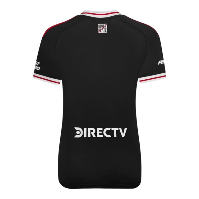 Camisa River Plate II 25/26 - Torcedor Adidas Feminina - Preta e vermelha