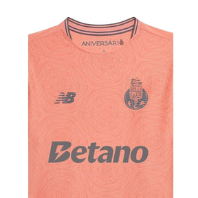 Camisa Porto Edição especial Mundial de Clubes II 25/26 - Torcedor New Balance Feminina - Rosa com detalhes em azul