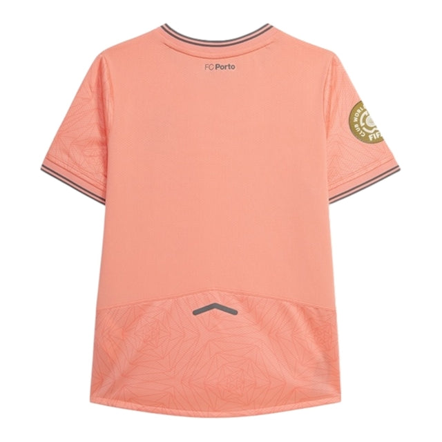 Camisa Porto Edição especial Mundial de Clubes II 25/26 - Torcedor New Balance Feminina - Rosa com detalhes em azul