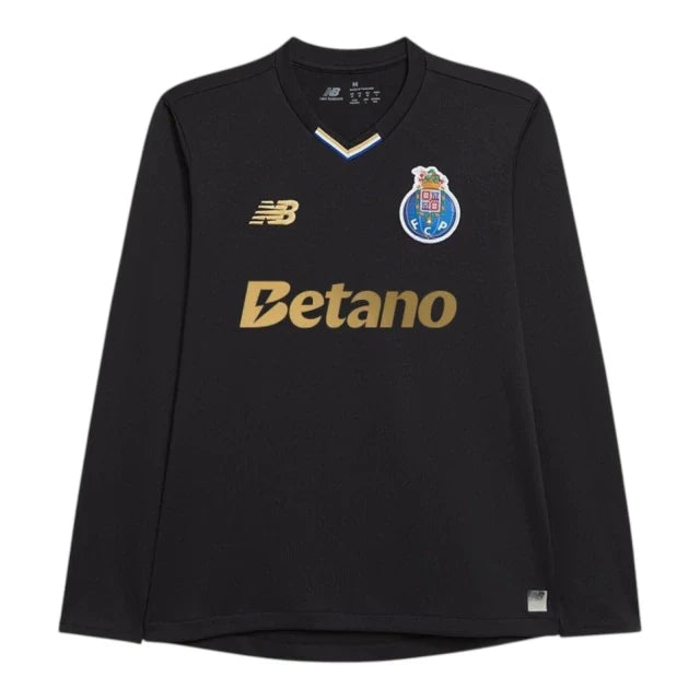 Camisa Porto Edição especial Mundial de Clubes I 25/26 manga longa - Torcedor New Balance Masculina - Preta