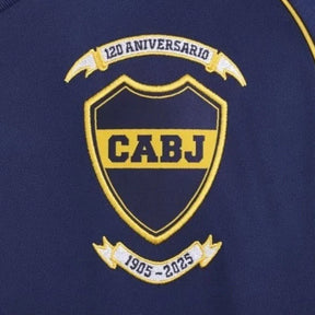 Camisa Boca Juniors I 25/26 manga longa - Torcedor Adidas Masculina - Azul com detalhes em amarelo