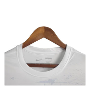 Camisa Al-Nassr II 23/24 manga longa - Torcedor Masculina - Branca com detalhes em roxo e azul