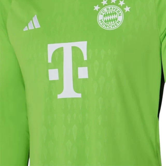 Camisa Bayern de Munique Goleiro III 23/24 manga longa - Torcedor Adidas Masculina - Verde