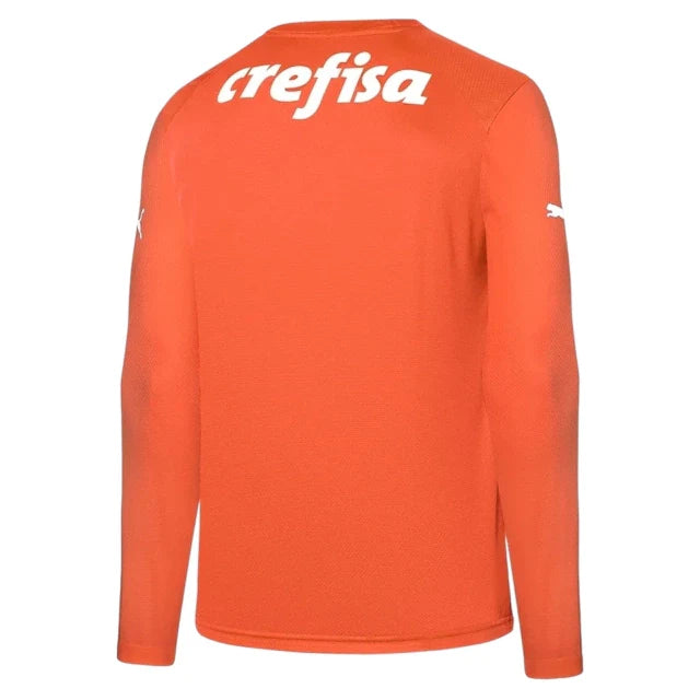 Camisa Palmeiras Goleiro III 23/24 manga longa - Torcedor Puma Masculina - Laranja