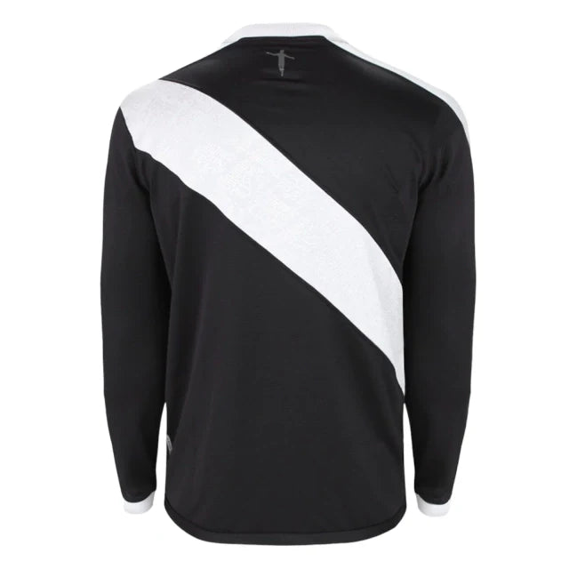 Camisa Vasco da Gama I 24/25 manga longa - Torcedor Kappa Masculina - Preta