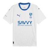Camisa Al-Hilal II 24/25 - Torcedor Puma Masculina - Branca com detalhes em azul
