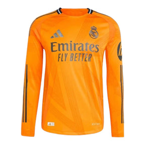Camisa Real Madrid II 24/25 manga longa - Torcedor Adidas Masculina - Laranja