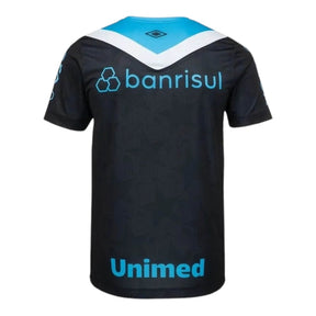 Camisa Grêmio III 24/25 - Torcedor Umbro Masculina - Preta com detalhes em azul e branco