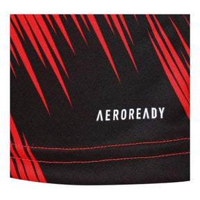 Camisa Flamengo Pré-jogo 25/26 - Torcedor Adidas Feminina - Vermelha e preta
