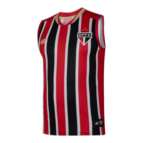 Camisa Regata São Paulo II 25/26 - Torcedor New Balance Masculina - Vermelha e preta