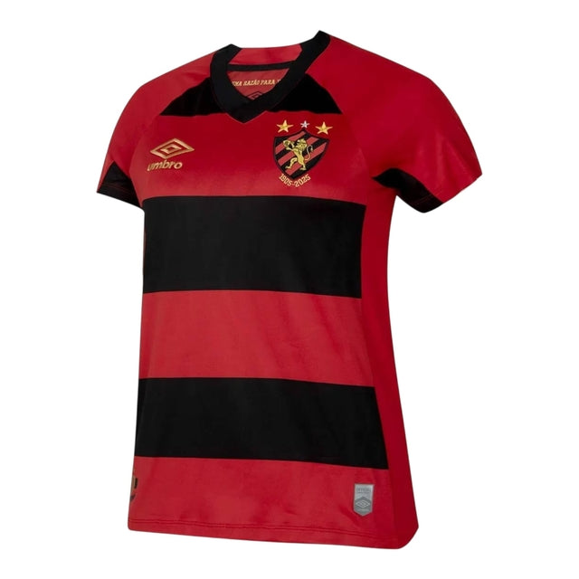 Camisa Sport Recife I 25/26 - Torcedor Umbro Feminina - Vermelha e preta