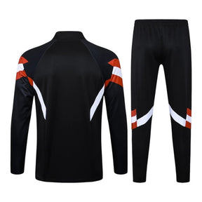 Conjunto Flamengo Treino 25/26 - Masculino Adidas - Preto com detalhes em branco e vermelho