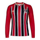 Camisa São Paulo II 25/26 manga longa - Torcedor New Balance Masculina - Vermelha e preta