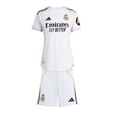 Kit Infantil Real Madrid I 25/26 - Adidas - Branco