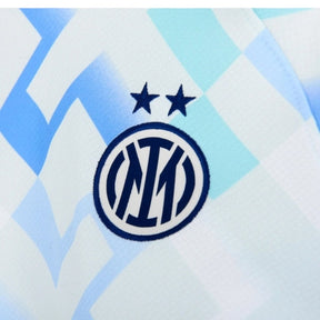 Camisa Inter de Milão II 25/26 - Torcedor Nike Feminina - Branca com detalhes em azul e verde