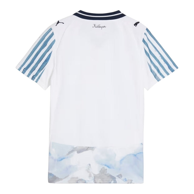 Camisa Monterrey Edição especial Mundial de Clubes II 25/26 - Torcedor Puma Feminina - Branca com detalhes em azul