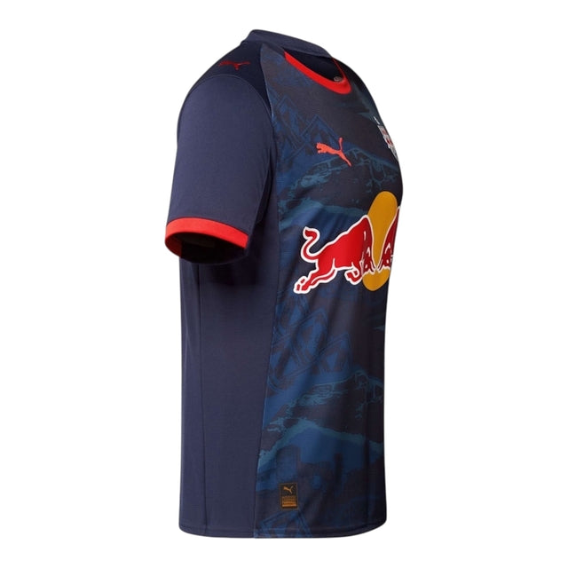 Camisa Red Bull Salzburg II 25/26 - Torcedor Adidas Feminina - Azul e vermelha