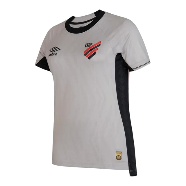 Camisa Athletico Paranaense II 25/26 - Torcedor Umbro Feminina - Branca com detalhes em preto