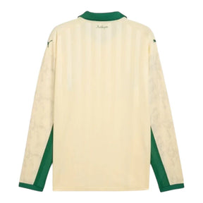 Camisa Palmeiras Edição especial Mundial de Clubes 25/26 manga longa - Torcedor Puma Masculina - Bege e verde