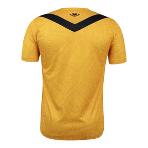Camisa Santos III 24/25 - Torcedor Umbro Masculina - Amarela com detalhes em preto