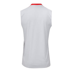 Camisa Regata Internacional Treino 25/26 - Torcedor Adidas Masculina - Branca com detalhes em vermelho