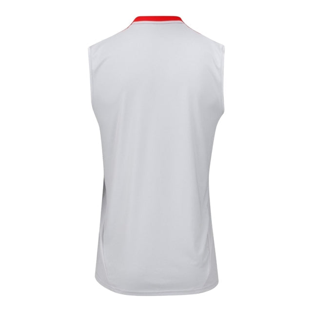 Camisa Regata Internacional Treino 25/26 - Torcedor Adidas Masculina - Branca com detalhes em vermelho