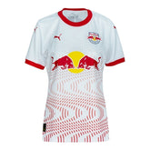 Camisa Red Bull Bragantino I 25/26 - Torcedor Puma Feminina - Branca com detalhes em vermelho