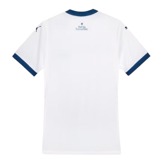 Camisa Bahia I 25/26 - Torcedor Puma Feminina - Branca com detalhes em azul
