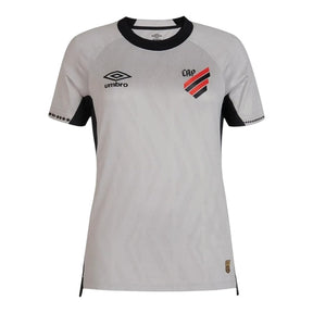 Camisa Athletico Paranaense II 25/26 - Torcedor Umbro Feminina - Branca com detalhes em preto