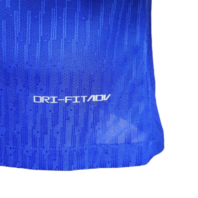 Camisa Seleção da França I 24/25 manga longa - Jogador Nike Masculina - Azul