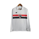 Camisa São Paulo I 24/25 manga longa - Torcedor New Balance Feminina - Branca