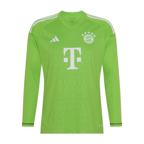 Camisa Bayern de Munique Goleiro III 23/24 manga longa - Torcedor Adidas Masculina - Verde
